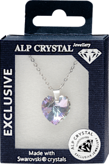 Ogrlica sa Swarovski kristalima Srce - Hologram LEVERIS jewelry