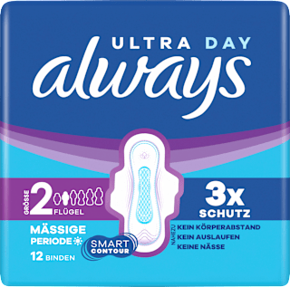 Binden Ultra Day 2 Long Mäßige Periode always