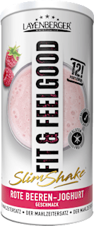 Diät Shake, Slim Shake rote Beeren & Joghurt Layenberger Fit+Feelgood