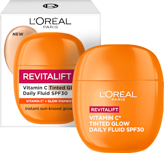 Gesichtscreme Vitamin C getönter Glow tägliches Fluid LSF 30 L'ORÉAL PARiS REVITALIFT