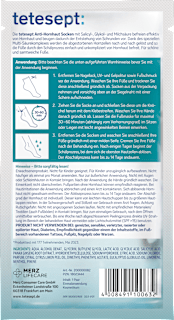 Fußmaske Socken Anti-Hornhaut (1 Paar) tetesept