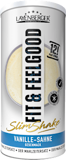 Diät Shake, Slim Shake Vanille & Sahne Layenberger Fit+Feelgood