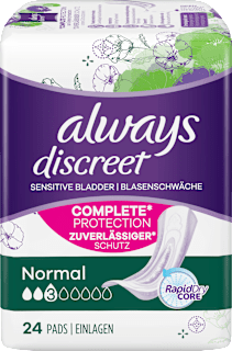 Discreet Einlagen Normal Monatspack always
