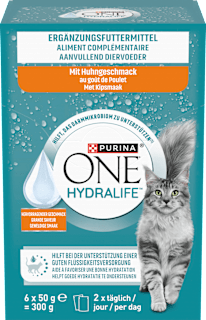 Nassfutter Katze mit Huhn, hydralife Multipack (6x50 g) PURINA ONE