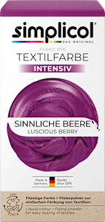Textilfarbe intensiv Sinnliche Beere Simplicol