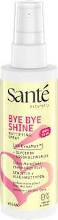 Gesichtsspray Mattifying Bye Bye Shine Santé naturally.