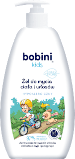 Żel do mycia ciała i włosów bobini kids