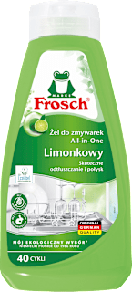 Żel do zmywarek All-in-One Limonkowy Frosch