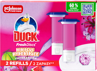 Fresh Discs WC čistič Hibiscus Hyperspace, náplň 2x36 ml DUCK