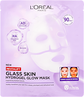 Hidrogél ragyogást adó arcmaszk Revitalift Filler Glass Skin L'ORÉAL PARiS REVITALIFT