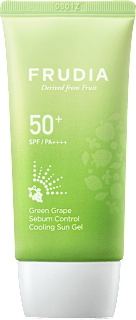 pleťový gel Green Grape Sebum Control Cooling Sun SPF50+ FRUDIA