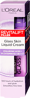 Vízbázisú krém Filler Glass Skin L'ORÉAL PARiS REVITALIFT