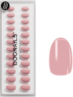 Künstliche Nägel, Soft Gel Press Ons Valentine Crush Short Round Doonails