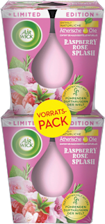 Duftkerze im Glas Raspberry Rose Splash (2x105 g) AirWick