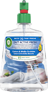 Lufterfrischer Active Fresh Cotton & Weiße Orchidee Nachfüllpack AirWick