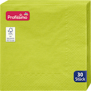 Speiseserviette Kiwi 33x33cm Profissimo