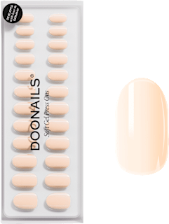 Künstliche Nägel, Soft Gel Press Ons Cheesecake Medium Round Doonails