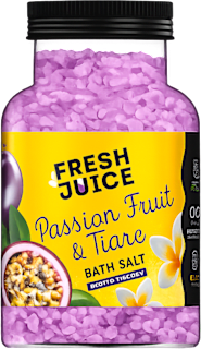 Kopalna sol Passion Fruit & Tiare FRESH JUICE