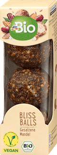 Fruchtkonfekt Bliss Balls gesalzene Mandel dmBio