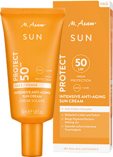 Sonnencreme Gesicht, intensive anti-aging, LSF 50 M. Asam