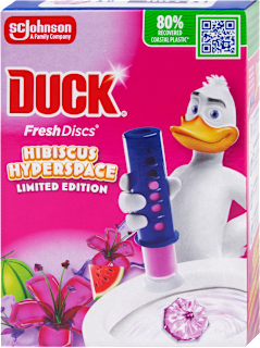 WC čistič Fresh Discs Hibiscus Hyperspace DUCK