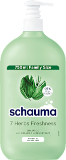 Šampon za lase 7 Herbs Freshness, XXL pakiranje schauma