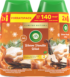 Lufterfrischer Freshmatic Warm Vanilla Wish Nachfüllpack (2x250 ml)  AirWick