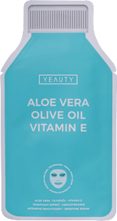 Tuchmaske Aloe Vera Olive Oil Vitamin E Yeauty