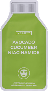 Tuchmaske Avocado Cucumber Niacinamide Yeauty