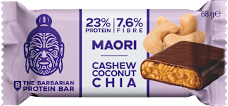 Био шоколадов протеинов бар с кашу, кокос и чия THE BARBARIAN