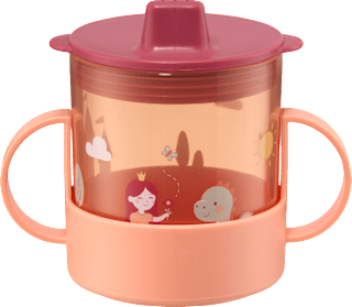 Trinklernbecher rot/orange, 200 ml babylove