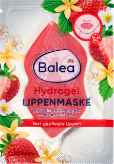 Hidrogél ajakmaszk eper-vanília  Balea
