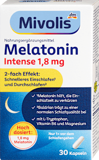 Melatonin Intense Kapseln 30 St Mivolis