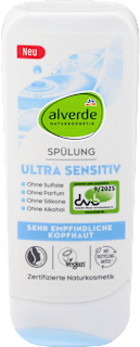 Hajbalzsam Ultra Sensitiv, érzékeny fejbőrre alverde NATURKOSMETIK