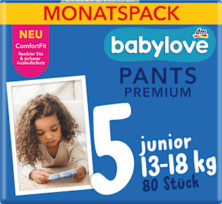 Baby Pants Premium Gr. 5 Junior (13-18 kg) Monatspack babylove