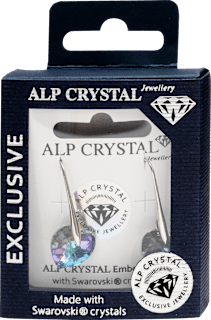 Jewellery naušnice sa Swarovski kristalima - Hologram ALP CRYSTAL Jewellery