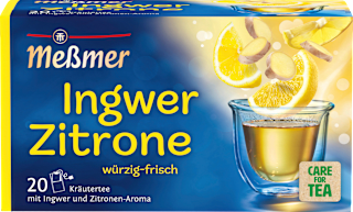 Kräutertee Ingwer-Zitrone (20 Beutel) Meßmer