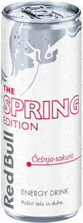 Energijska pijača z okusom češnje in sakure The Spring Edition Red Bull