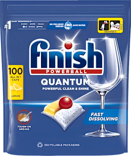 Kapsule za strojno pomivanje posode Quantum Lemon Finish