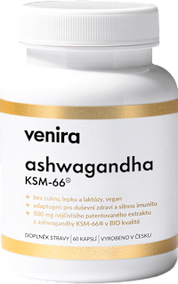 kapsle ashwagandha KSM-66 venira