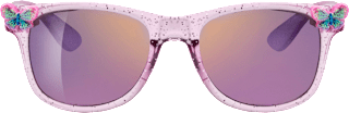 Detské slnečné okuliare - ružové s motýlikom SUNDANCE
