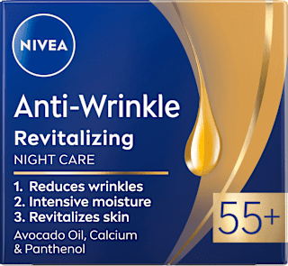 Anti-Wrinkle + Revitalizing noćna krema za lice protiv bora 55+ NIVEA
