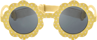 dětské sluneční brýle, žluté s puntíky SUNDANCE