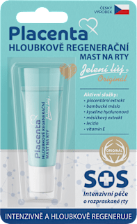 Jelení lůj regenerační mast na rty  Jelení lůj