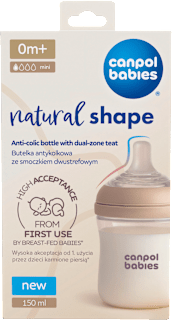 lahev antikoliková Natural Shape 150 ml Canpol babies