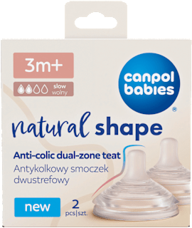 savička antikoliková Natural Shape 3m+ Canpol babies