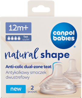 savička antikoliková Natural Shape 12m+ Canpol babies