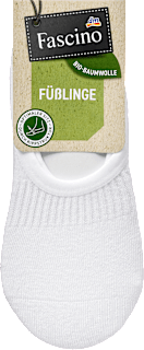 kotníkové ponožky bio bavlna bílé, vel. 39-42 Fascino