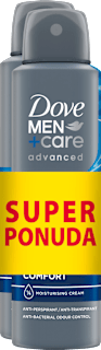 Dezodorans u spreju Clean Comfort, duo pakiranje, 2 x 150 ml Dove MEN+CARE