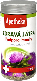 zdravá játra – ostropestřec mletý Apotheke